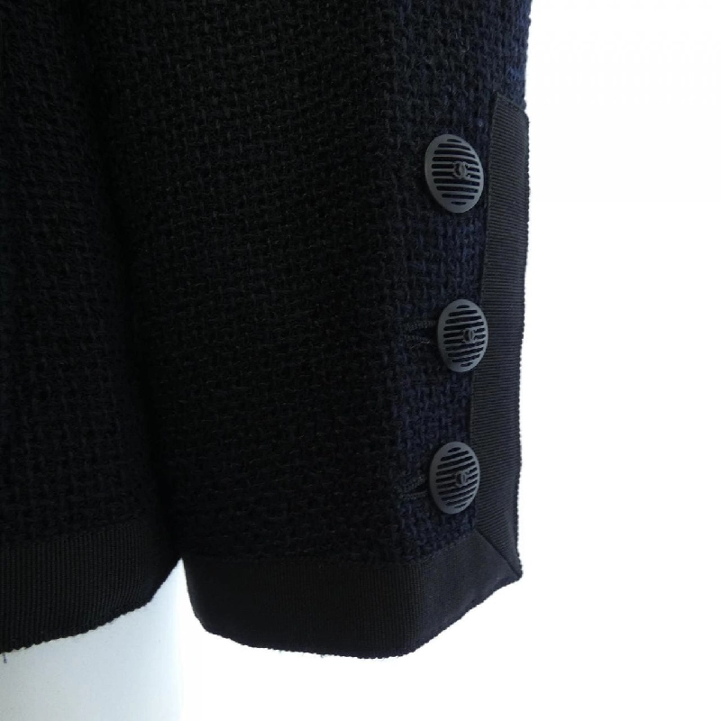 【Vintage】Chanel CHANEL P19120V11109 02P Áo khoác không cổ 632624