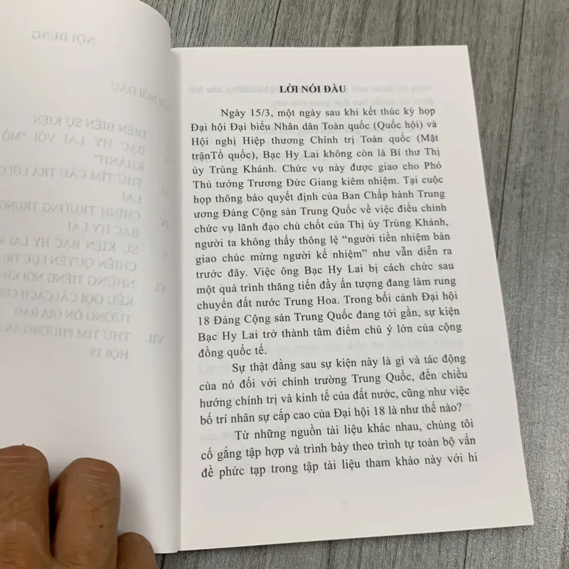 Sự kiện bạc hy lai và vấn đề nhân sự đại hội 18 đảng cộng sản trung quốc. 6a4 730511