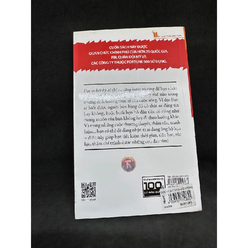 Đọc Vị Bất Kỳ Ai, Ts. David J. Lieberman, Mới 80% (Ố Nhẹ) SBM270325 425661