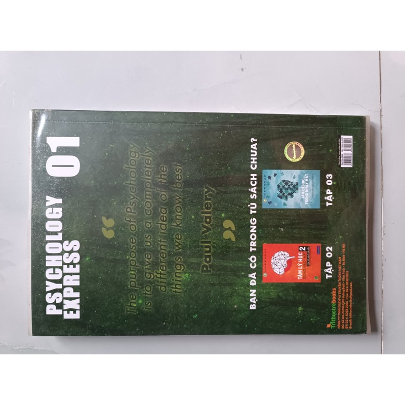 Tâm lý học trong nháy mắt 1 - Ezpsychology (mới 99%) 150226