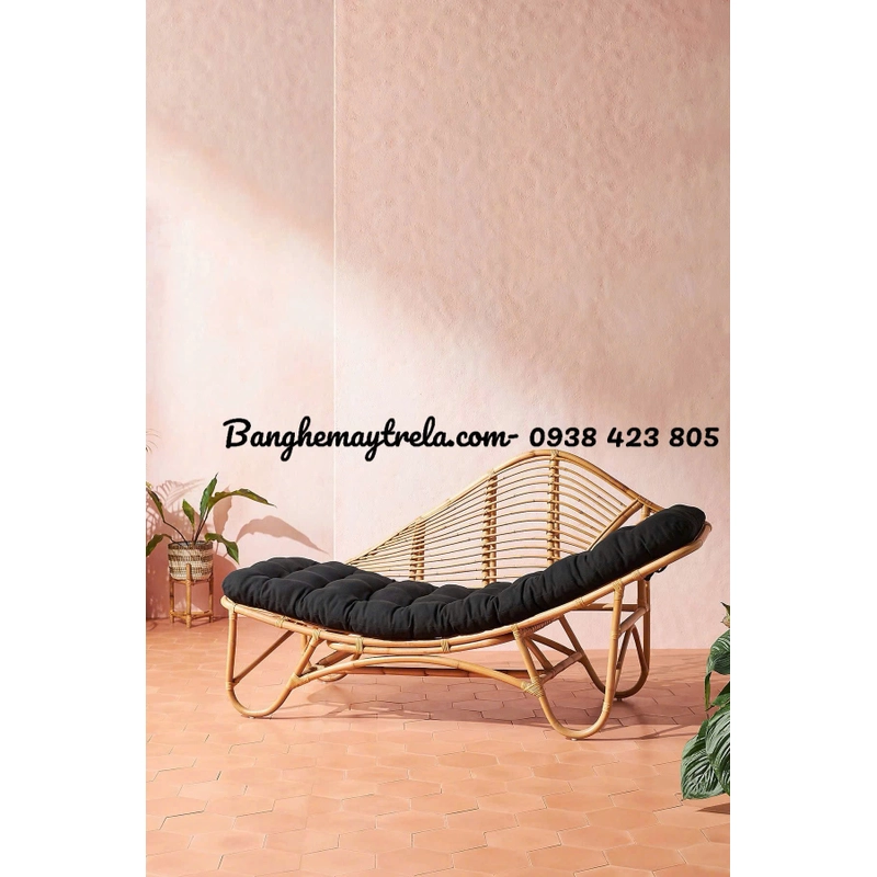 Ghế mây thư giãn dáng dài 462001