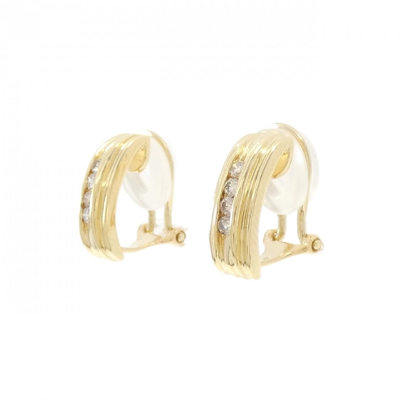 K18YG Bông tai kim cương 0.20CT - Hàng hiệu Chính hãng 878790