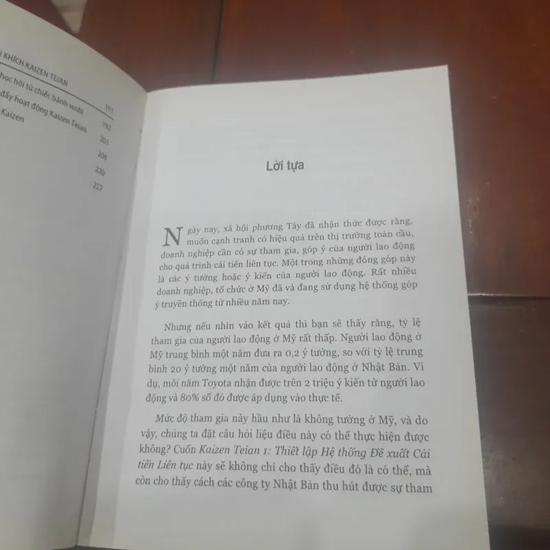 KAIZEN TEIAN, thiết lập hệ thống Cải Tiến Liên Tục 689511