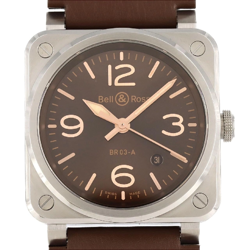 Bell & Ross BR-03 Di sản vàng BR03A-GH-ST/SCA SS tự động - Hàng hiệu Chính hãng 883428