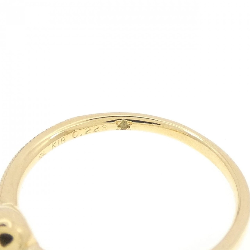 Nhẫn kim cương K18YG 0.223CT 670643