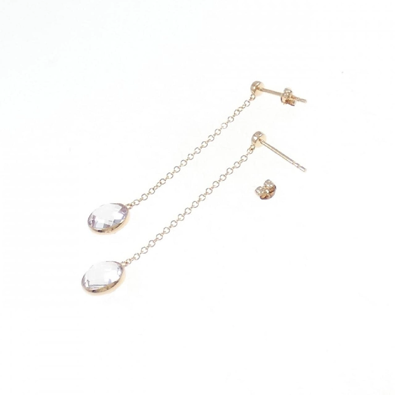 K18PG Amethyst Bông tai - Hàng hiệu Authentic 873326