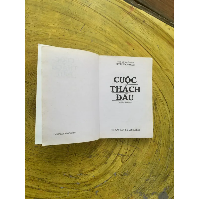 TUYỂN TẬP TRUYỆN NGẮN GUY DE MAUPASSANT- CUỘC THÁCH ĐẤU 799935