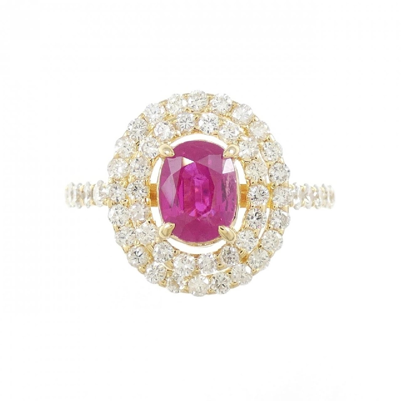 Nhẫn Ruby K18YG 1.146CT 667336