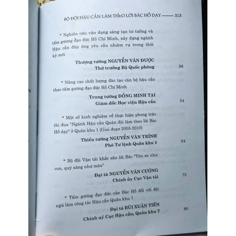SÁCH BỘ ĐỘI HẬU CẦN LÀM THEO LỜI BÁC HỒ DẠY 703848