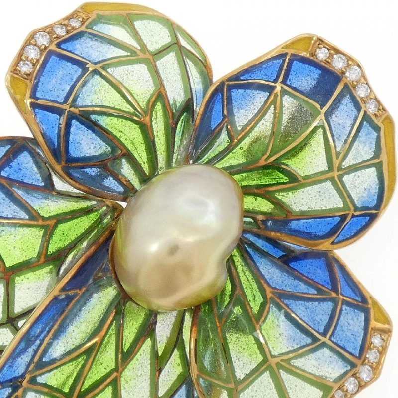 Bros trắng ngọc trai Mikimoto 666885