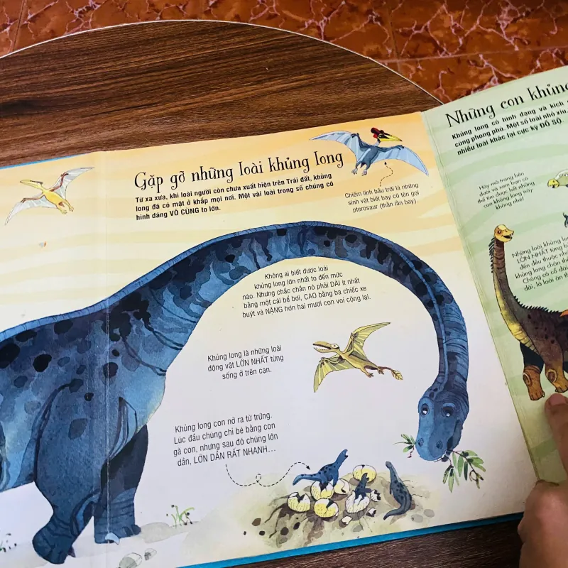 Cuốn sách khổng lồ về các loài Khủng Long -  Alex Frith, tranh(Fabiano Fiorin)#HATRA 976648