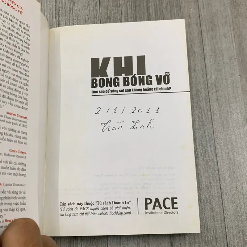 Khi bong bóng vỡ - john p calverley. 6a3 733410