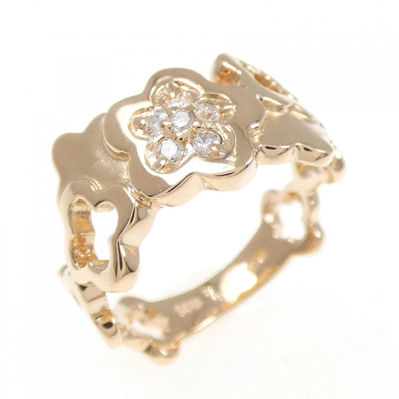 Nhẫn hồng ngọc hoa K18PG 0.05CT 670338