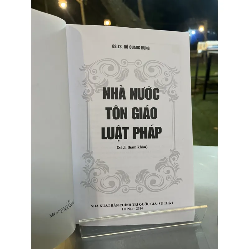 NHÀ NƯỚC TÔN GIÁO LUẬT PHÁP 705006