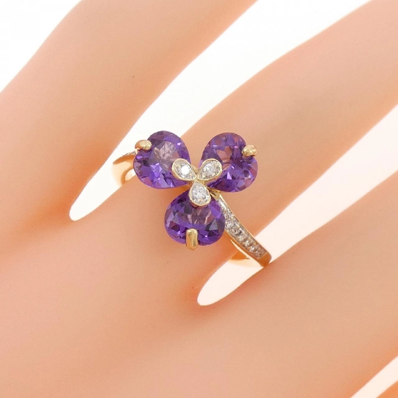 Nhẫn Amethyst 18YGYG/18KWG 2.25CT - Hàng hiệu Chính hãng 848196