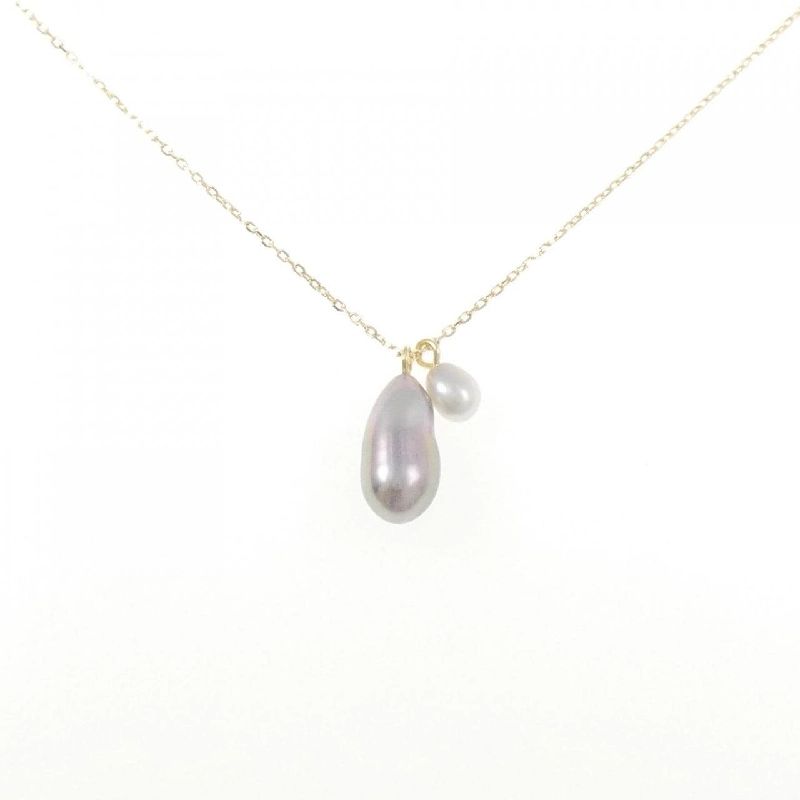 K14YG Ngọc trai đen dây chuyền - Hàng hiệu Authentic 860855