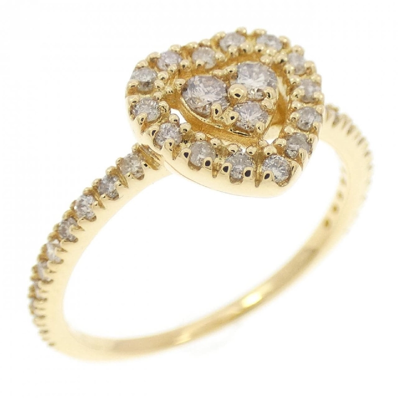 Nhẫn kim cương hình trái tim K18YG 0.30CT 668764