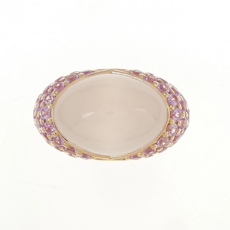 Nhẫn thạch anh hồng 750PG 9.28CT 671582