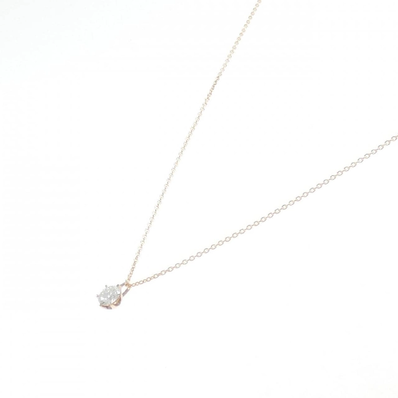 Dây chuyền kim cương K18PG 0.300CT F SI1 Tốt - Hàng hiệu Chính hãng 874042