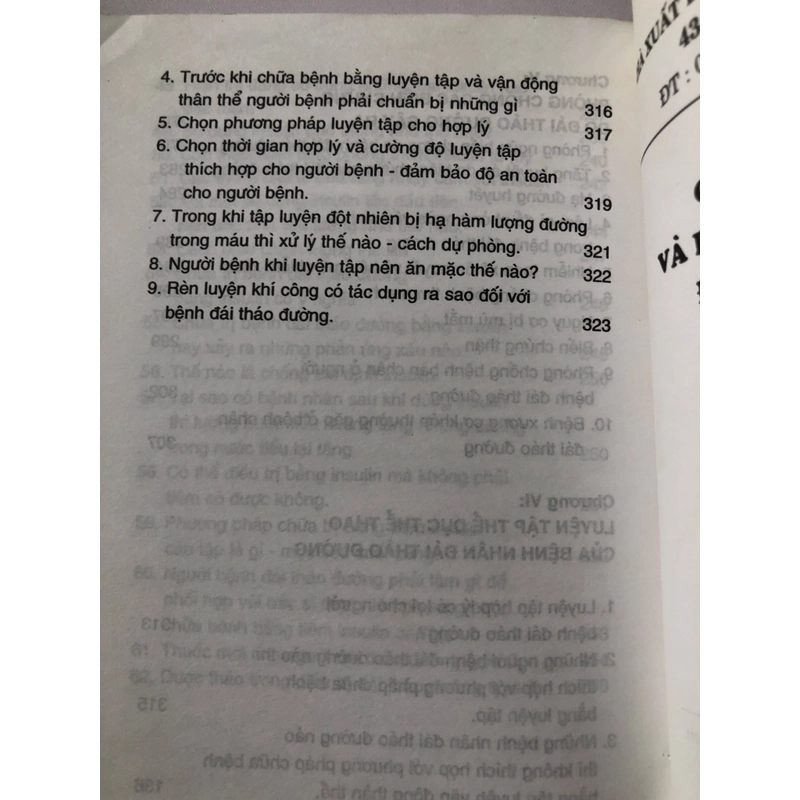 CÁCH CHỮA TRỊ & PHÒNG TRÁNH BỆNH ĐÁI THÁO ĐƯỜNG - 338 trang, nxb: 2006 315069