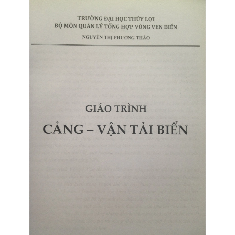 GIÁO TRÌNH CẢNG - VẬN TẢI BIỂN 464189