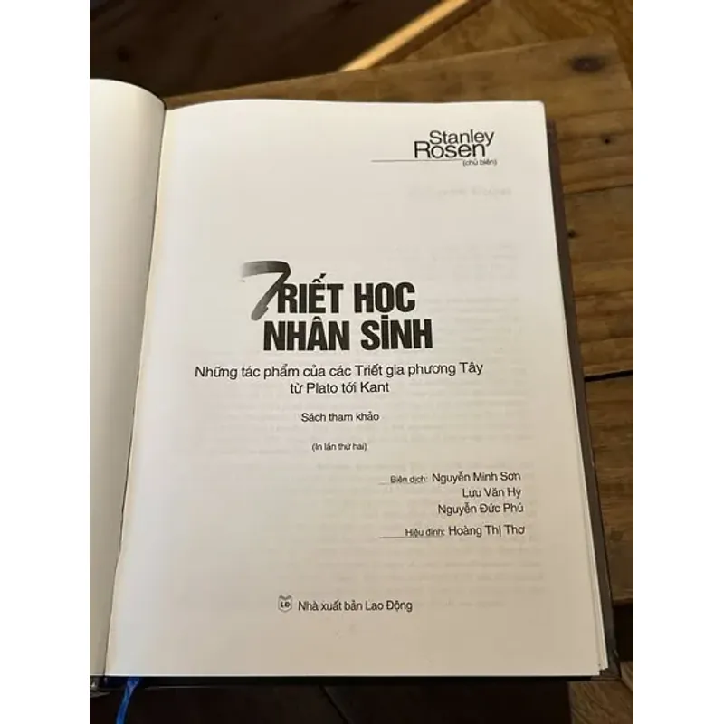 Triết học nhân sinh - Stanley Rosen (Sách triết học - Sách hiếm/sưu tầm, bìa cứng khổ to) 730952