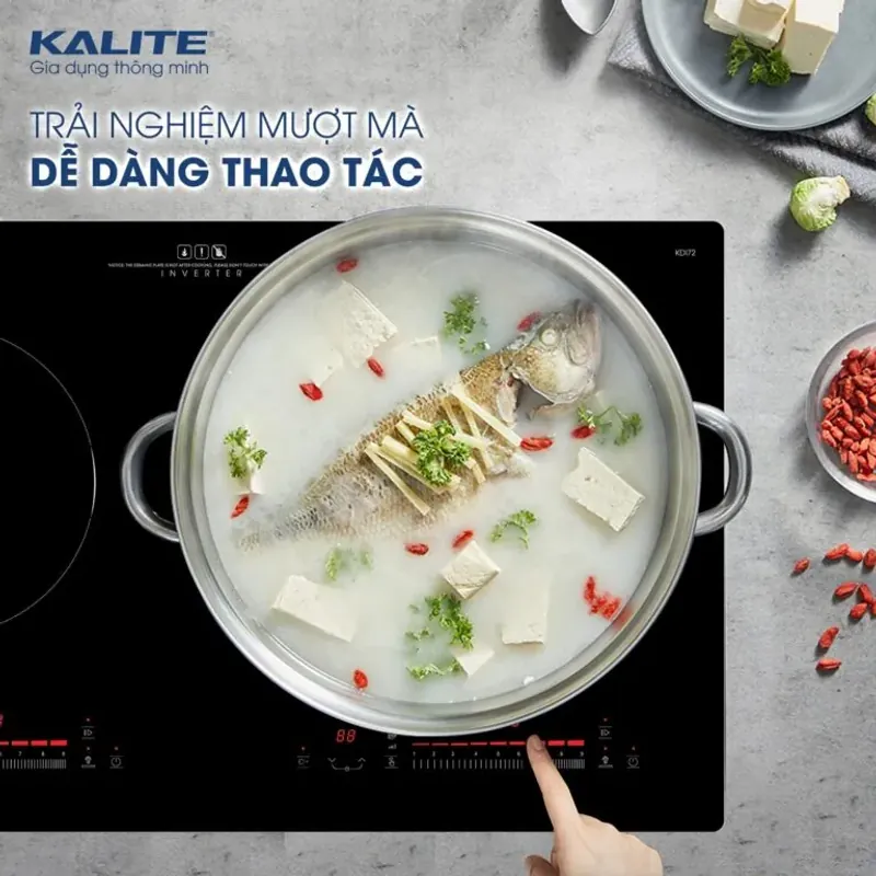 ✨ KDI72 – Bếp từ đôi Kalite, Nấu Ăn Nhanh, Hiện Đại, Chính Hãng 🏠🍲 714199