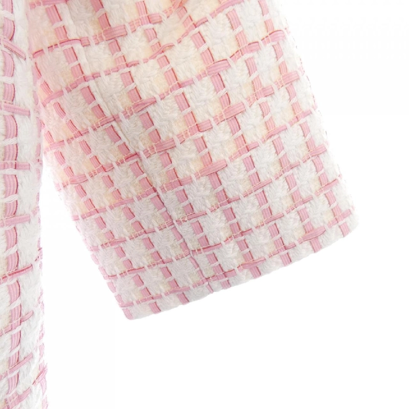 【Mã giảm giá】Áo khoác không cổ CHANEL 644054