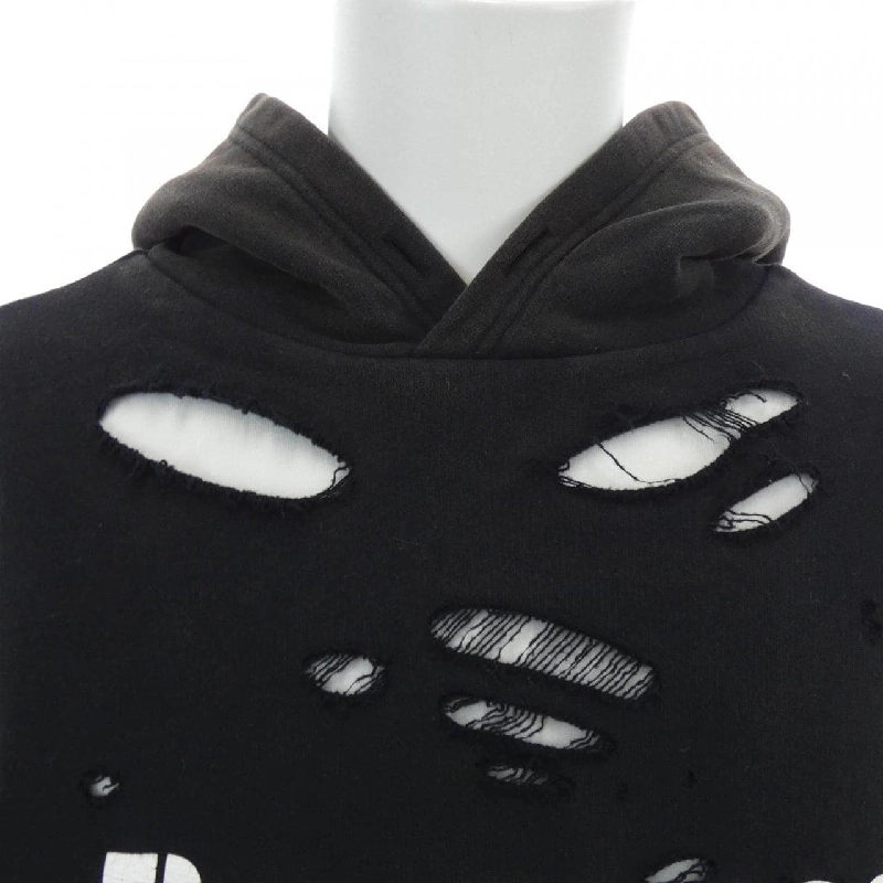 Áo hoodie Balenciaga BALENCIAGA Caps Destroyed Pullover 659403 TKVB6 UNISEX - Hàng hiệu Chính hãng 887693