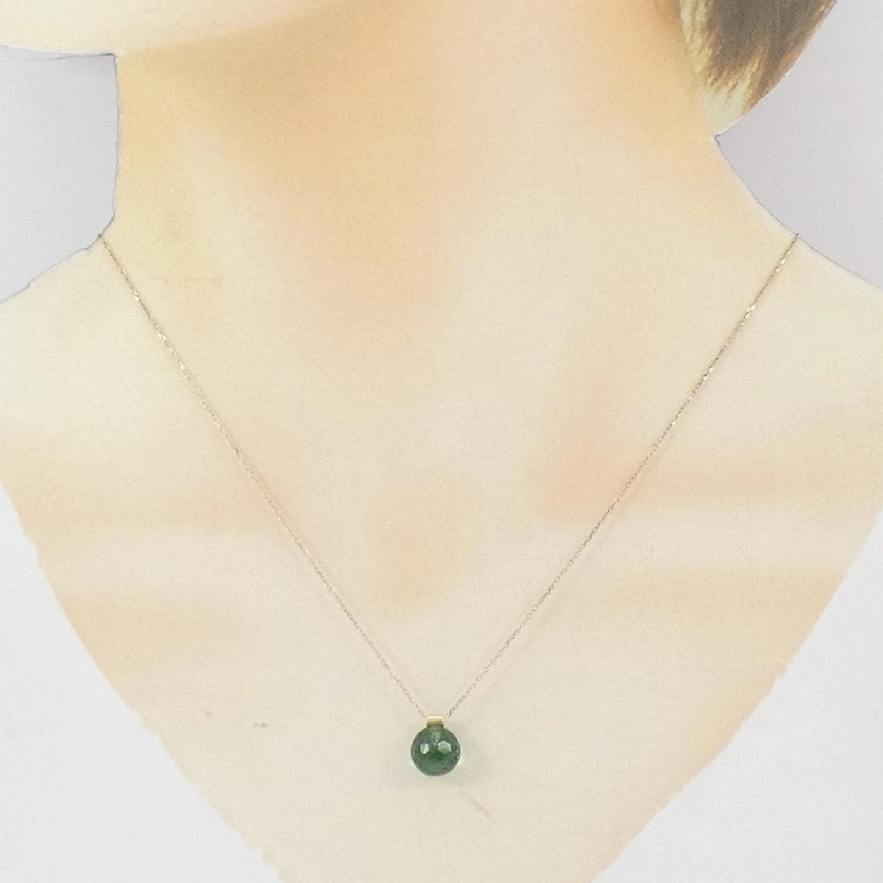 K10WG 合成クオーツ ネックレス - Hàng hiệu Authentic 861294