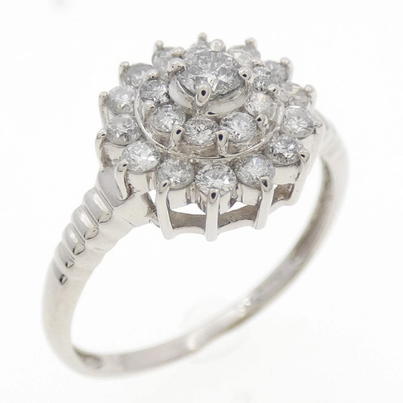 Nhẫn kim cương hoa PT900 0.50CT - Hàng hiệu Authentic 850745