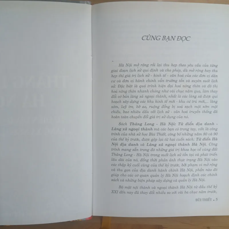 Thăng Long - Hà Nội (Từ Điển Địa Danh & Làng Xã Ngoại Thành) - Bùi Thiết 714407