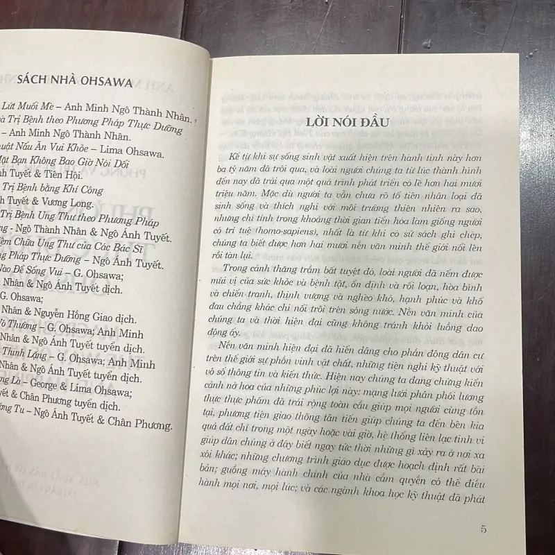 Phòng và trị bệnh theo phương pháp thực dưỡng OHSAWA - anh Minh Ngô Thành Nhân 1035294