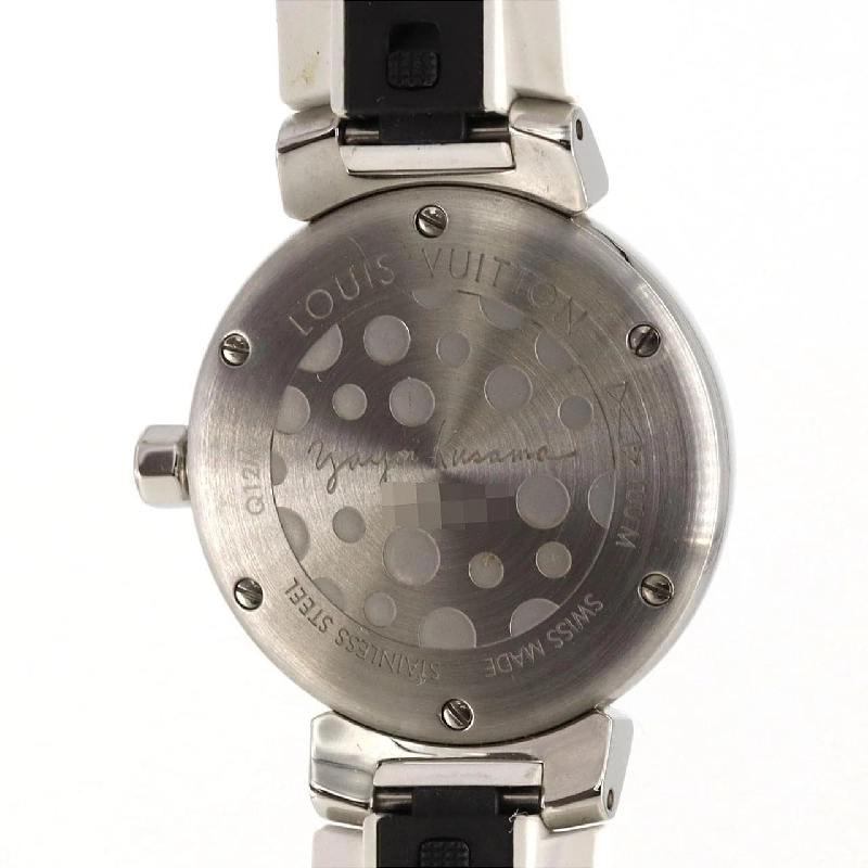 Louis Vuitton Tambour･10P Yayoi Kusama LIMITED Q12M7 SS Quartz - Hàng hiệu Authentic 875157