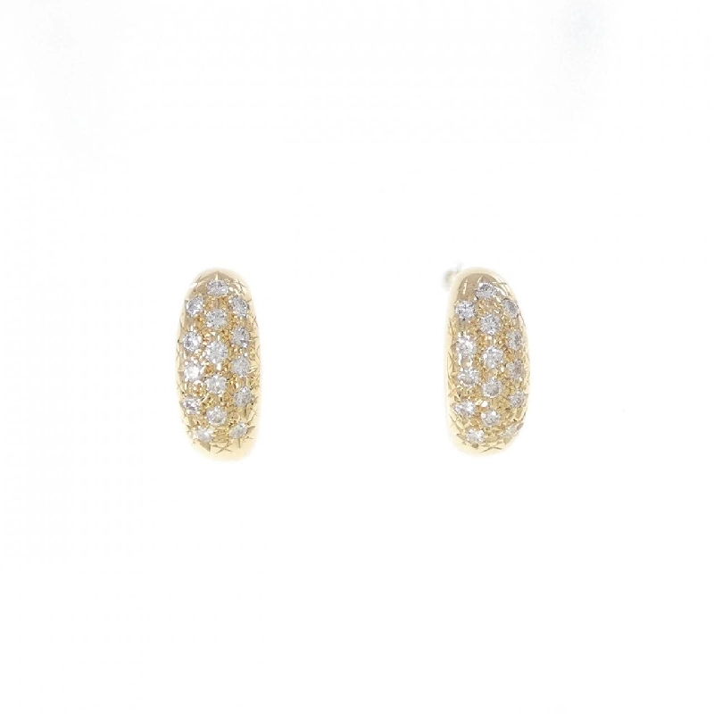 K18YG Bông tai kim cương 0.38CT - Hàng hiệu Chính hãng 867272