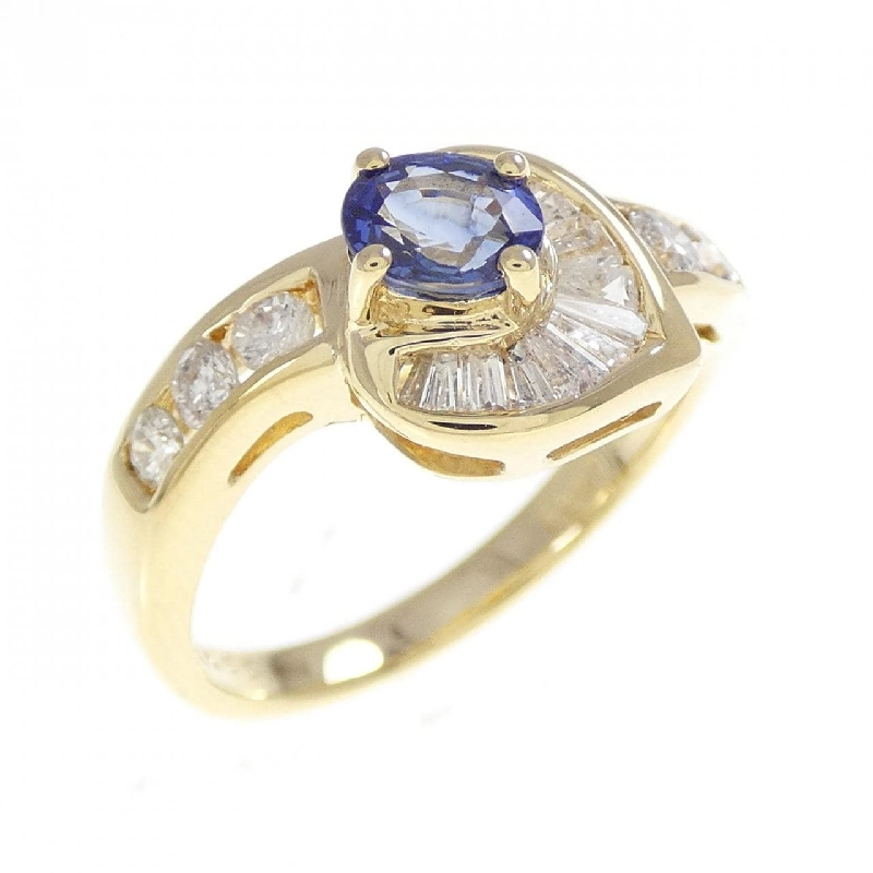 Nhẫn Sapphire K18YG 0.55CT - Hàng hiệu Chính hãng 849053