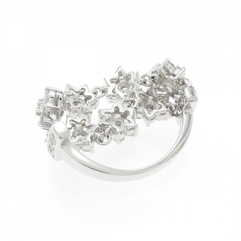 Nhẫn kim cương hoa K18WG - Hàng hiệu Authentic 851340