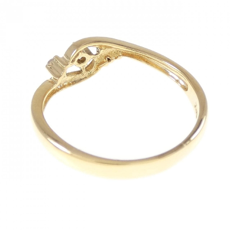 Nhẫn kim cương K18YG 0.08CT 669368