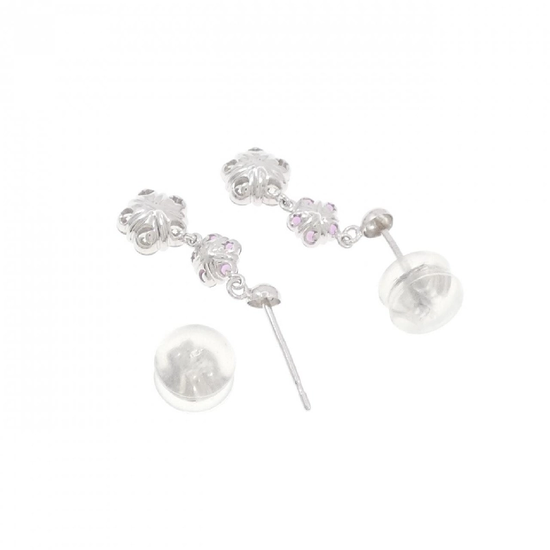 Bông tai Sapphire Hoa K18WG 0.26CT - Hàng hiệu Chính hãng 869219