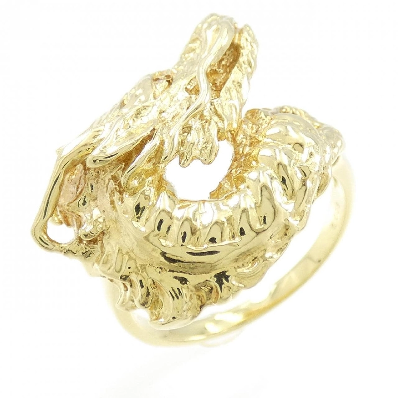 【Sản phẩm mới】Nhẫn kim cương rồng K18YG 0.005CT 673710