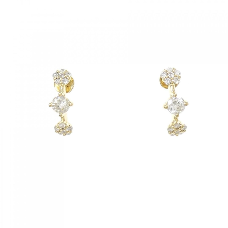 K18YG Bông tai kim cương 0.81CT - Hàng hiệu Chính hãng 867861