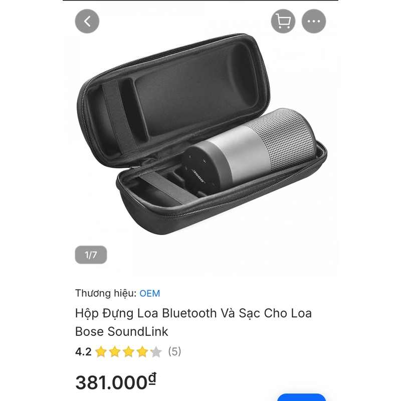Hộp đựng loa Bose Soundlink 474369