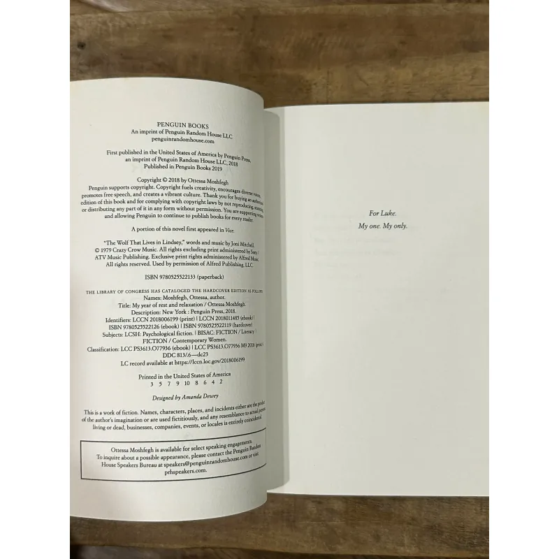 My Year of Rest and Relaxation - Ottessa Moshfegh 752891