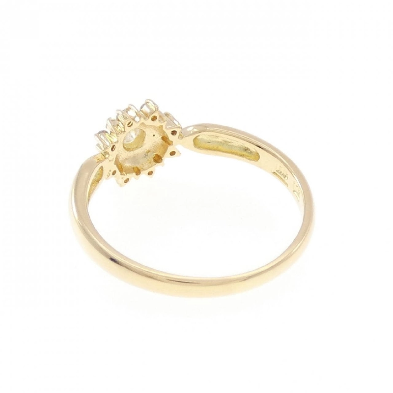 Nhẫn kim cương K18YG 0.20CT 667715