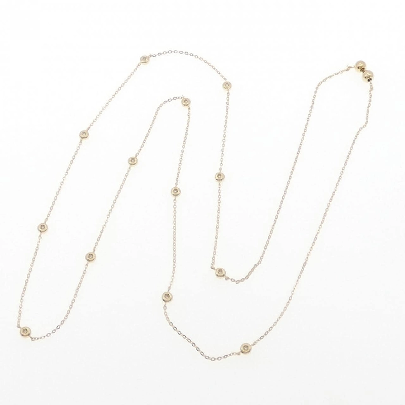 K18YG Dây chuyền kim cương 0.2CT - Hàng hiệu Chính hãng 846836