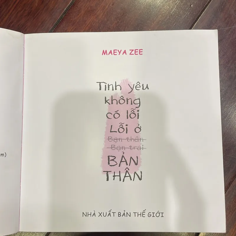Tình yêu không có lỗi lỗi ở bản thân - MAEYA ZEE  1038482