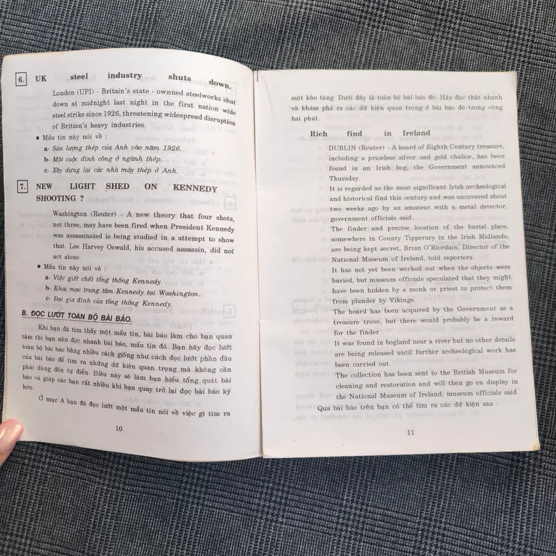 Phương pháp đọc và phiên dịch báo chí Anh Ngữ (A reading comprehension method) - 1993 591808