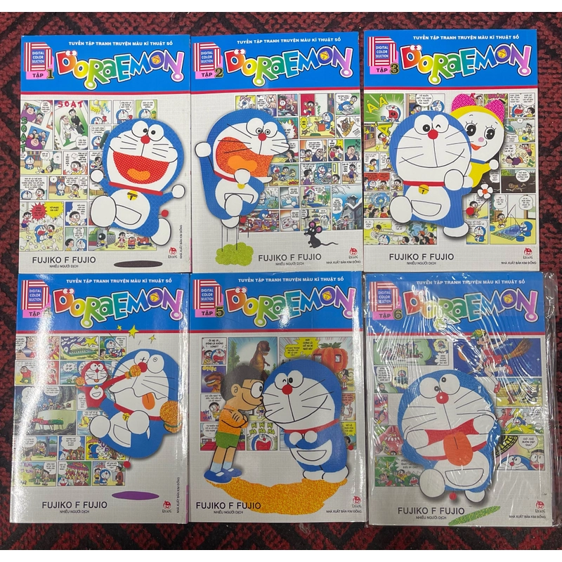 Doraemon Tuyển tập tranh truyện màu kĩ thuật số full bộ 6 tập 357069