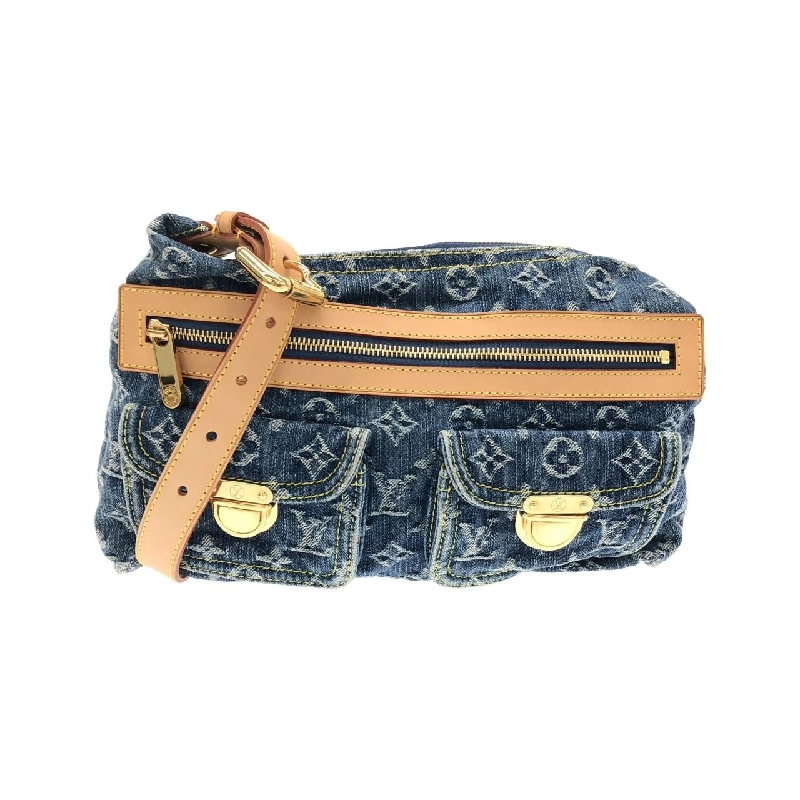 Túi xách vai Louis Vuitton Monogram Denim Baggy PM M95049+J54316 - Hàng hiệu Chính hãng 801652
