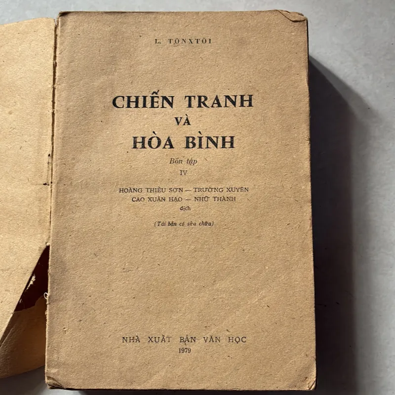 Chiến tranh và Hòa Bình tập 3 - 1979s 739234